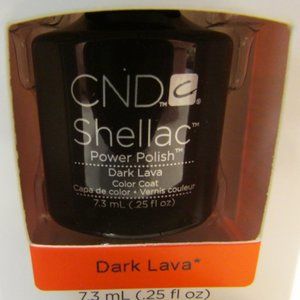 CND Shellac Brand Color Coat “Dark Lava” .25 oz